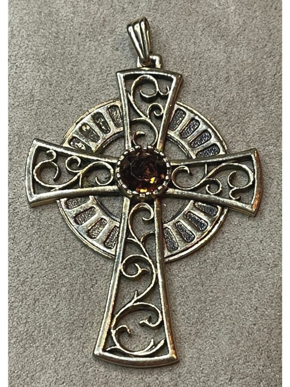 Vintage 70s Sarah Coventry Limited Edition Celtic Cross Pendant Only